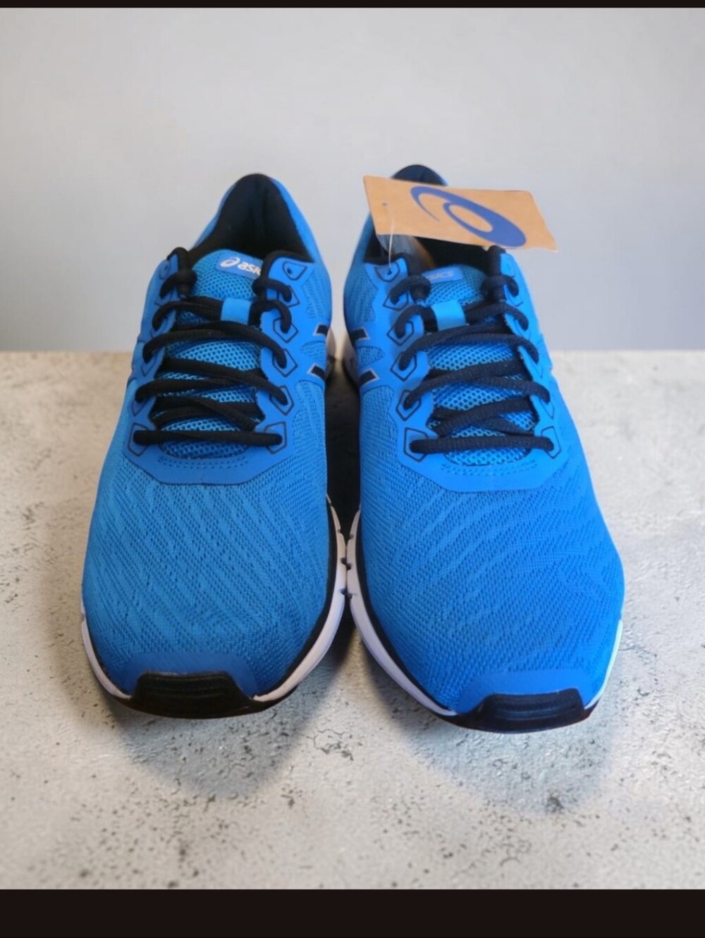 NWT ASICS GEL-ZARACA 5B BLUE AND BLACK RUNNING SHOES